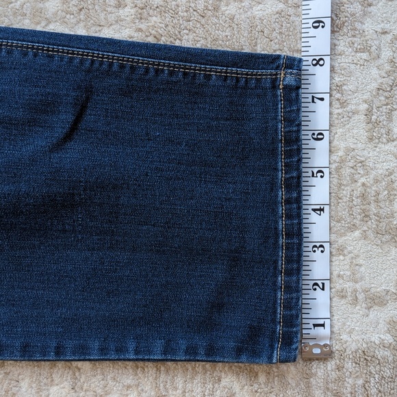 Style & Co. Straight Leg Distressed Whiskering Jeans XL Blue - Picture 16 of 16